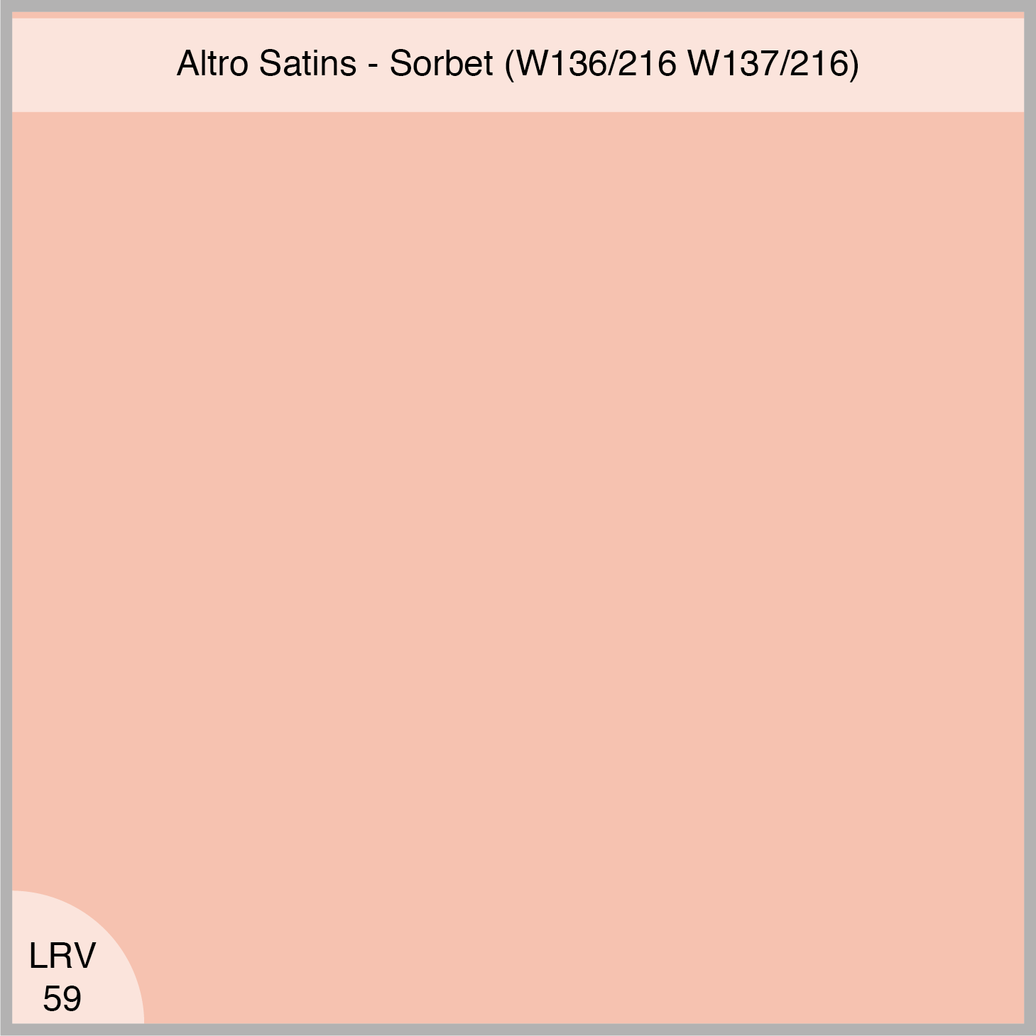 Altro Wall Cladding Satins Sorbet (W136/216) or (W137/216)